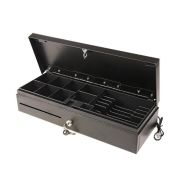 Денежный ящик АТОЛ FlipTop-B черный, 460*170*100, 24V, крышка для инкассации